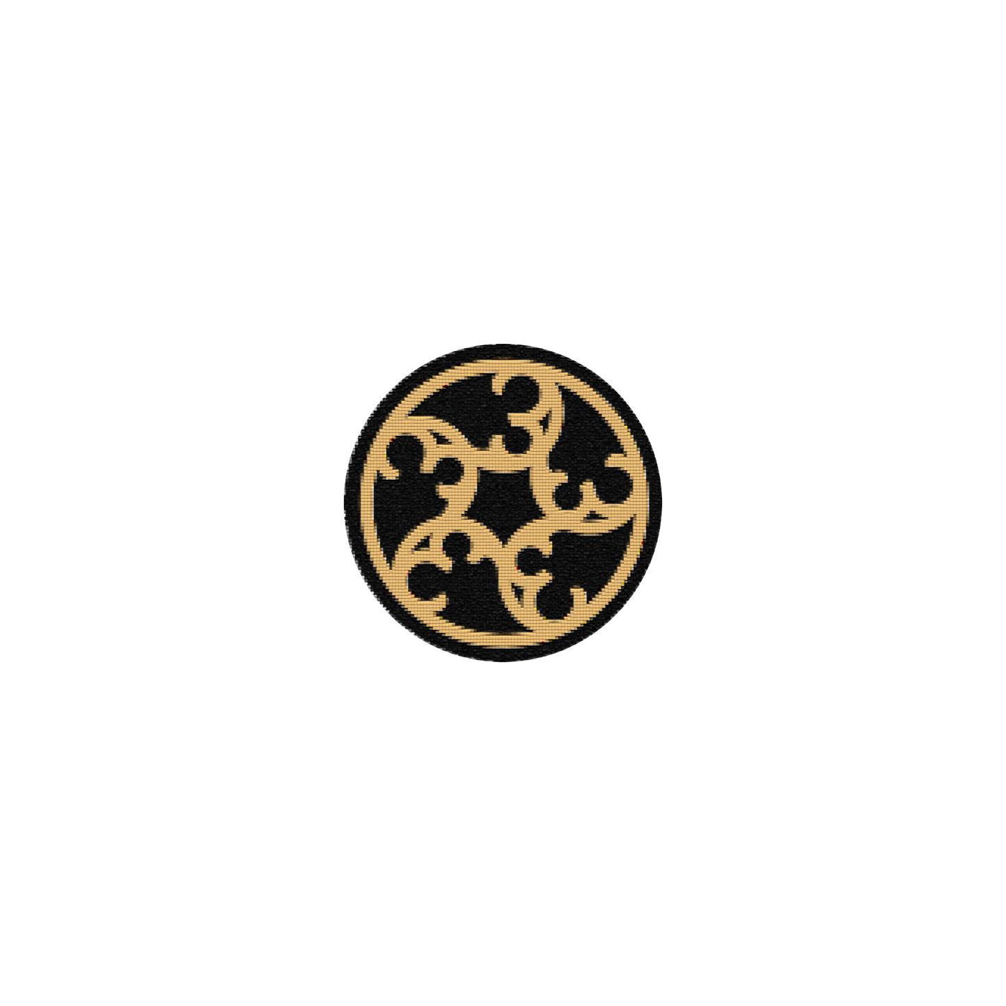 Black Gold Logo Patch