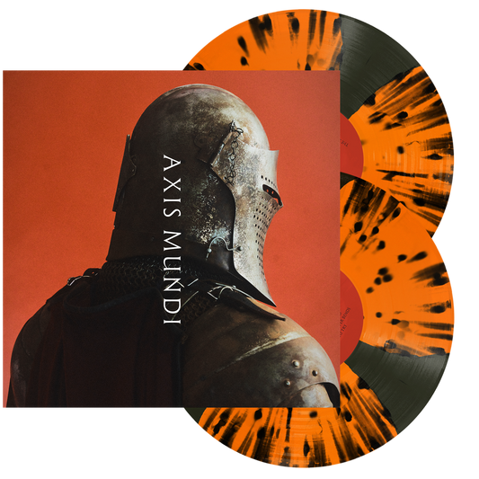 Axis Mundi Vinyl (Black Ice + Orange Spinner w/ Black Splatter)